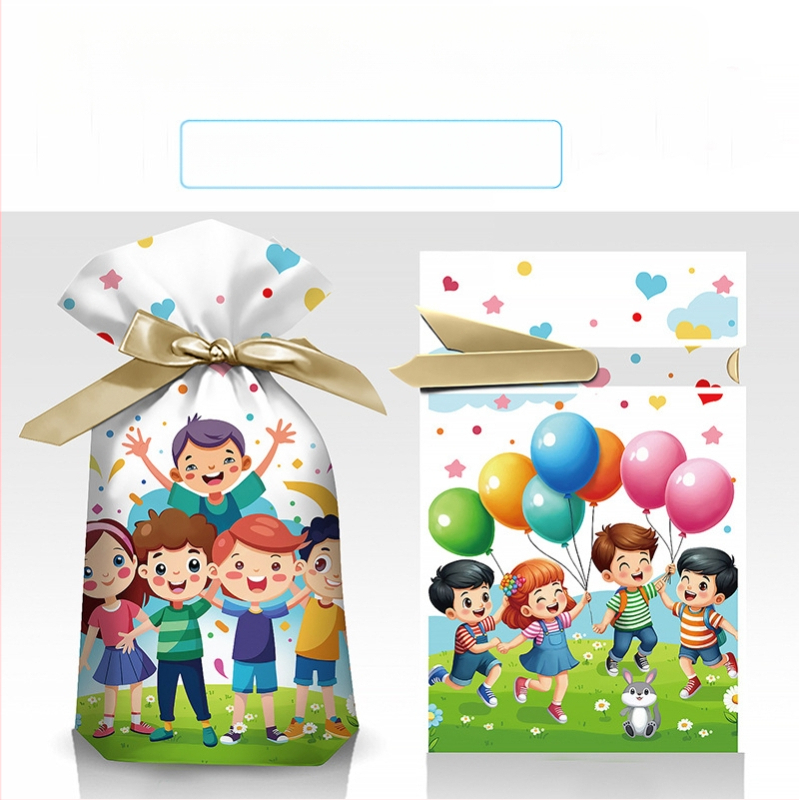 Užkandžių dovanų maišelis su graviravimo spausdinimu ant pieno baltos plėvelės, Salt Light prekės ženklas