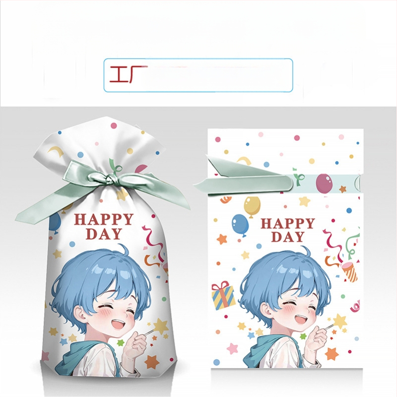 Užkandžių dovanų maišelis su graviravimo spausdinimu ant pieno baltos plėvelės, Salt Light prekės ženklas