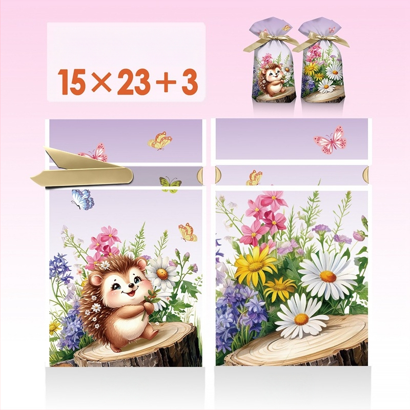 Užkandžių dovanų maišelis su graviravimo spausdinimu ant pieno baltos plėvelės, Salt Light prekės ženklas