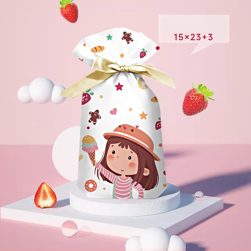 Užkandžių dovanų maišelis su graviravimo spausdinimu ant pieno baltos plėvelės, Salt Light prekės ženklas