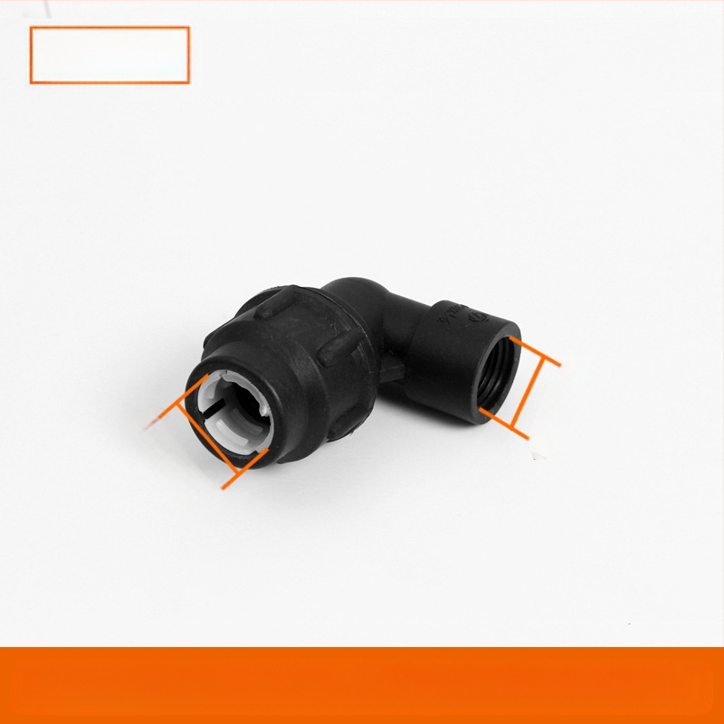 Φιτίνγκ για σωληνες PE με γρήγορη σύνδεση, Τ-σωληνας, γωνία, ένωση και βαλβίδα; υλικό PE; πάχος τοιχώματος 3.0 mm; τάξη 80