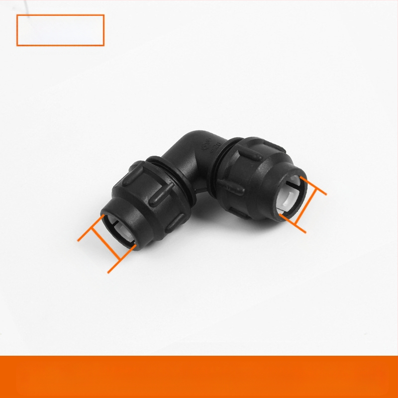 Φιτίνγκ για σωληνες PE με γρήγορη σύνδεση, Τ-σωληνας, γωνία, ένωση και βαλβίδα; υλικό PE; πάχος τοιχώματος 3.0 mm; τάξη 80