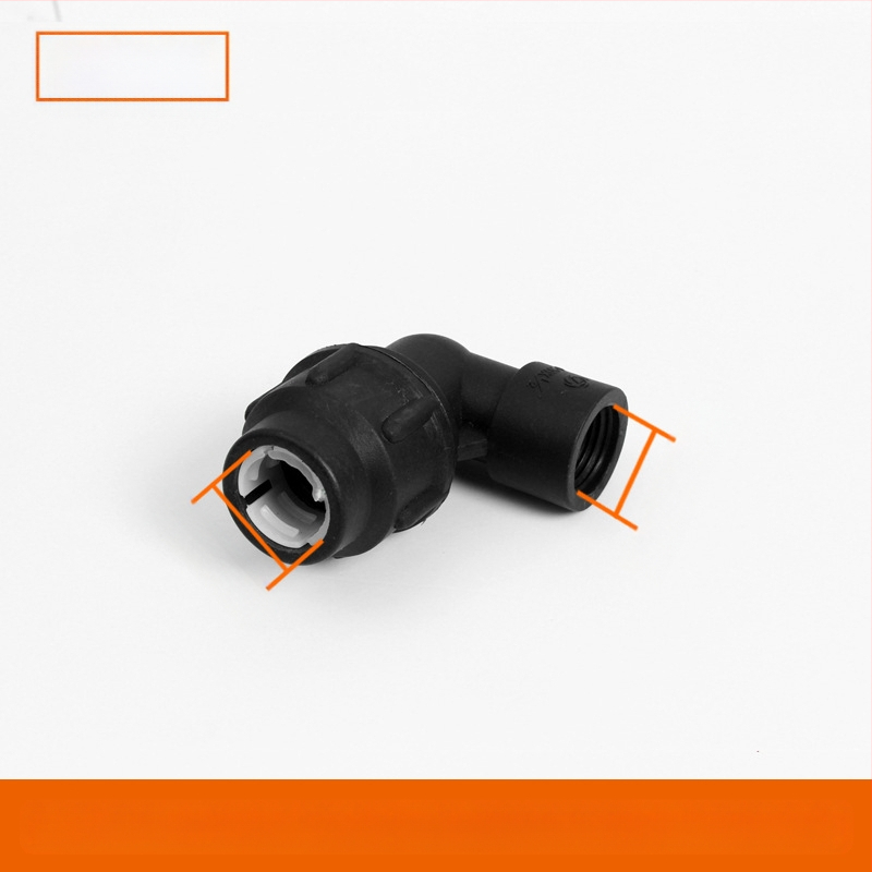 Φιτίνγκ για σωληνες PE με γρήγορη σύνδεση, Τ-σωληνας, γωνία, ένωση και βαλβίδα; υλικό PE; πάχος τοιχώματος 3.0 mm; τάξη 80