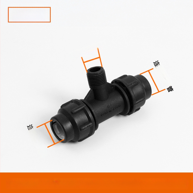 Φιτίνγκ για σωληνες PE με γρήγορη σύνδεση, Τ-σωληνας, γωνία, ένωση και βαλβίδα; υλικό PE; πάχος τοιχώματος 3.0 mm; τάξη 80