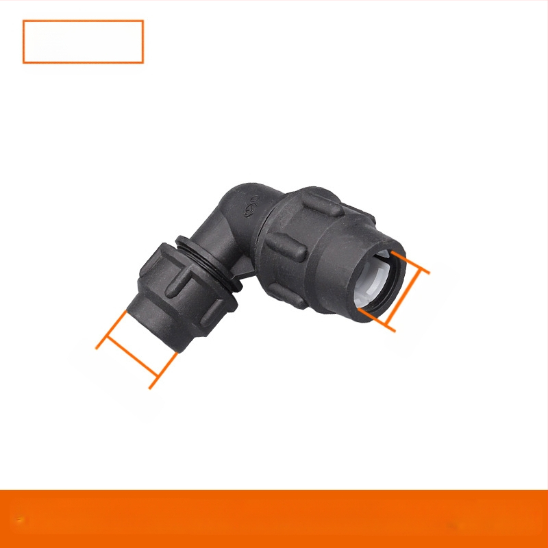 Φιτίνγκ για σωληνες PE με γρήγορη σύνδεση, Τ-σωληνας, γωνία, ένωση και βαλβίδα; υλικό PE; πάχος τοιχώματος 3.0 mm; τάξη 80