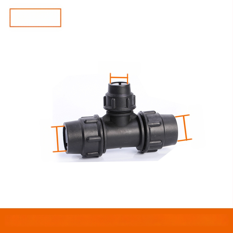 Φιτίνγκ για σωληνες PE με γρήγορη σύνδεση, Τ-σωληνας, γωνία, ένωση και βαλβίδα; υλικό PE; πάχος τοιχώματος 3.0 mm; τάξη 80