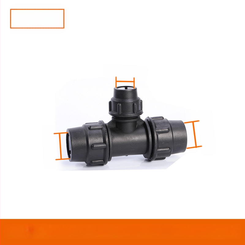 Φιτίνγκ για σωληνες PE με γρήγορη σύνδεση, Τ-σωληνας, γωνία, ένωση και βαλβίδα; υλικό PE; πάχος τοιχώματος 3.0 mm; τάξη 80