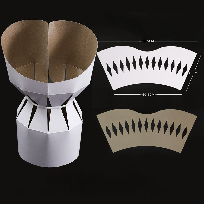 Kartoninės gėlių puokštės formavimo plokštės, išpjautos matricos pagalba, 10 lapų pakuotėje