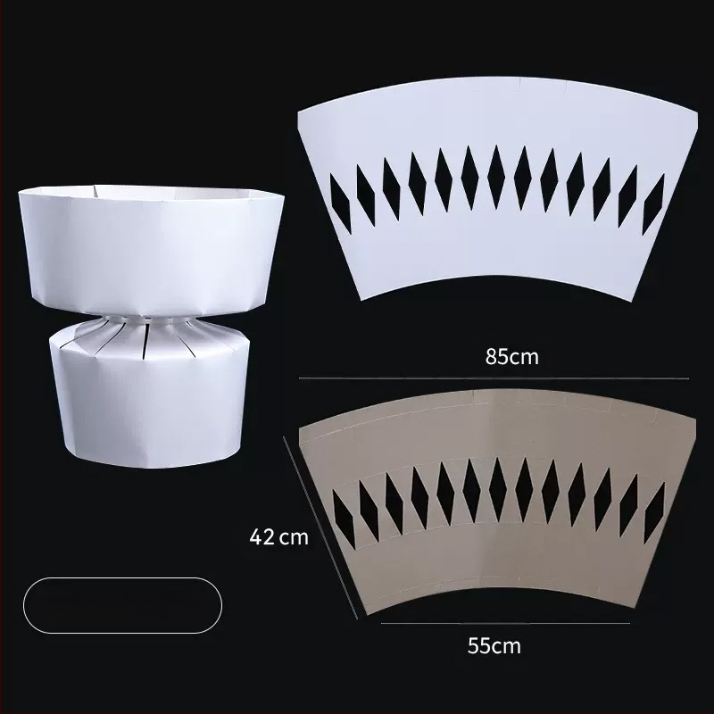 Kartoninės gėlių puokštės formavimo plokštės, išpjautos matricos pagalba, 10 lapų pakuotėje