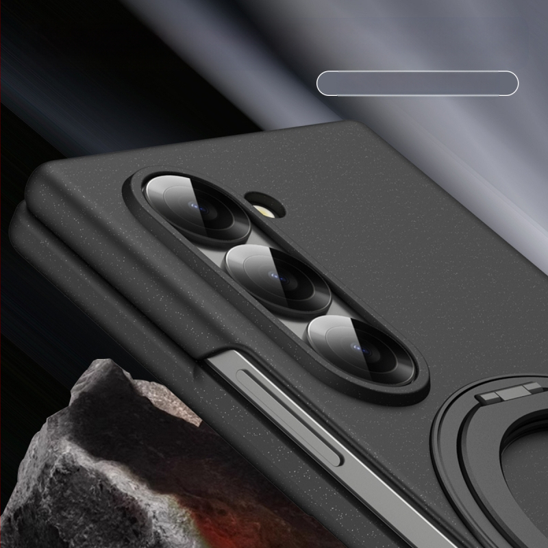 Obal Samsung zFold6 s otočnou podporou a magnetickým obalom – PC materiál, povrch horúcou tlačou, odvádzanie tepla, odolnosť voči opotrebeniu, proti otlačkom prstov