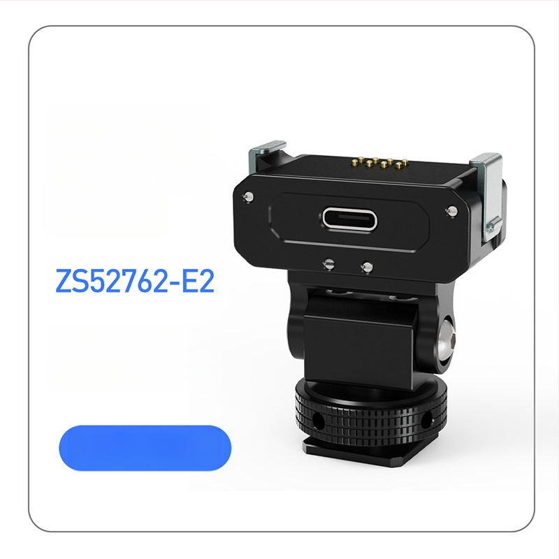 Magnetski brzi otpuštajući držač za sportsku kameru, kompatibilan s DJI Action 5 Pro/4/3/2, aluminijska legura, s slotom za cold shoe