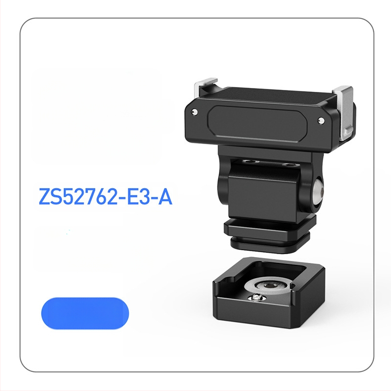 Magnetski brzi otpuštajući držač za sportsku kameru, kompatibilan s DJI Action 5 Pro/4/3/2, aluminijska legura, s slotom za cold shoe