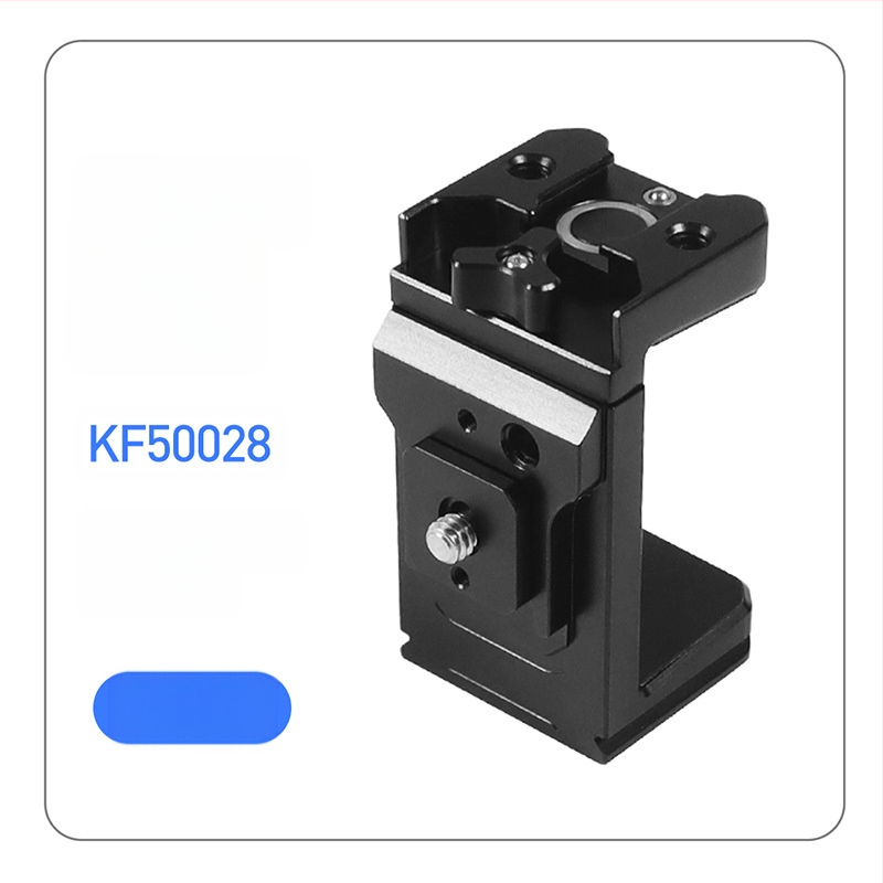 Magnetski brzi otpuštajući držač za sportsku kameru, kompatibilan s DJI Action 5 Pro/4/3/2, aluminijska legura, s slotom za cold shoe