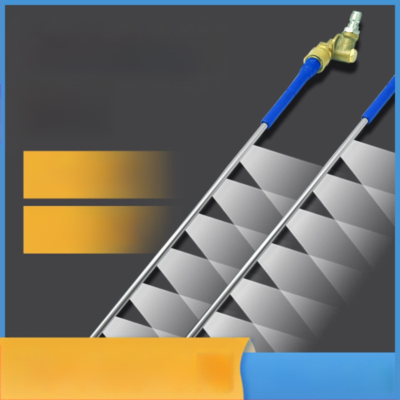 Trans portlīdzekļu ūdens tvertnes tīrīšanas pistole - bez demontāžas, dubults lietojums ūdens un gāze, nerūsējošā tērauda galva un rokturis, augsts spiediens, izsmidzināšanas attālums 3 m