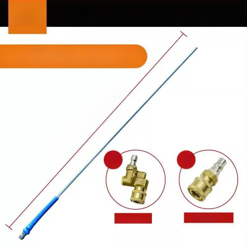 Trans portlīdzekļu ūdens tvertnes tīrīšanas pistole - bez demontāžas, dubults lietojums ūdens un gāze, nerūsējošā tērauda galva un rokturis, augsts spiediens, izsmidzināšanas attālums 3 m