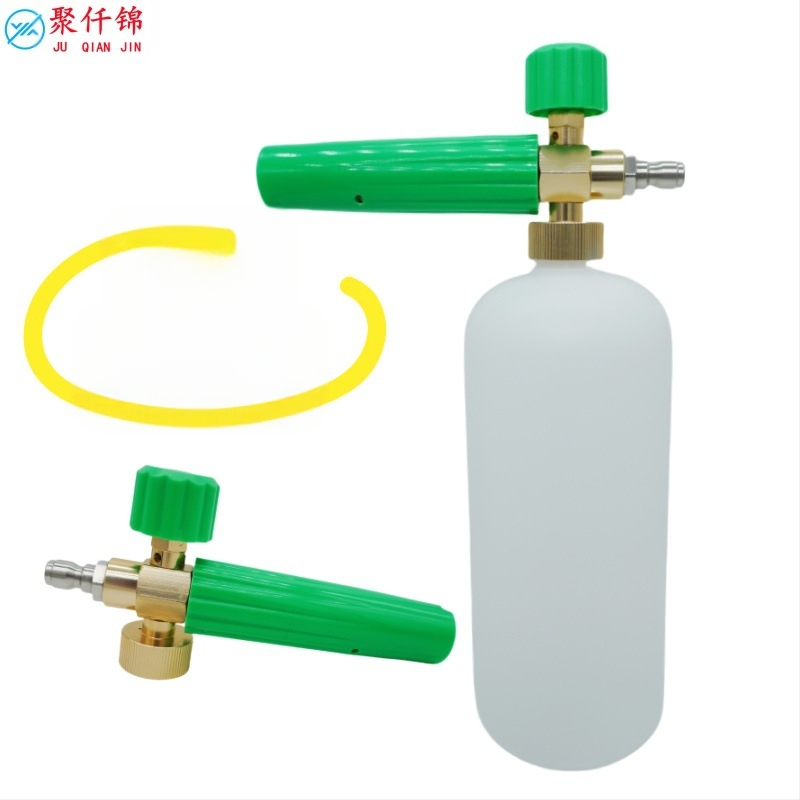 Augsta spiediena automobiļu putu pistole, korpuss no alumīnija un inženierijas plastikas, regulējama putas, ventilatora tipa izsmidzināšana