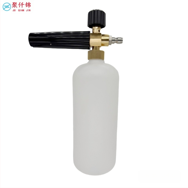 Augsta spiediena automobiļu putu pistole, korpuss no alumīnija un inženierijas plastikas, regulējama putas, ventilatora tipa izsmidzināšana