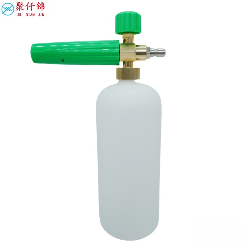 Augsta spiediena automobiļu putu pistole, korpuss no alumīnija un inženierijas plastikas, regulējama putas, ventilatora tipa izsmidzināšana