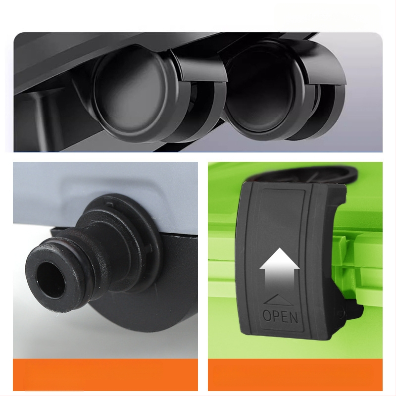 YiFun PP sulankstomas kibiras su Li-ion baterijos vandens pistole aukšto slėgio automobilių plovimui