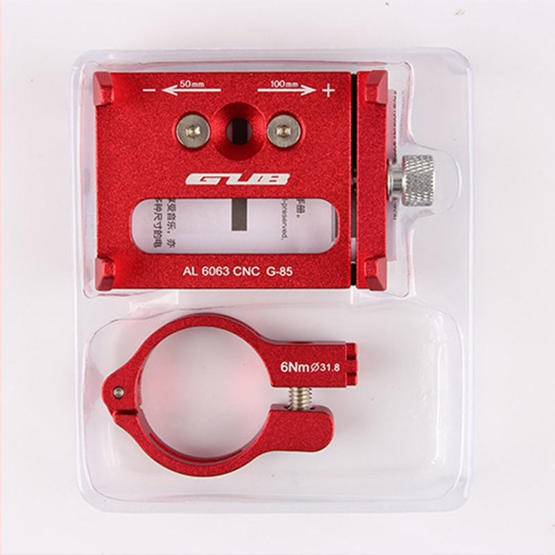 Θήκη κινητού για ποδήλατο βουνού — μεταλλική κατασκευή, μάρκα Gup, προσαρμόσιμη, unisex αξεσουάρ ποδηλάτου