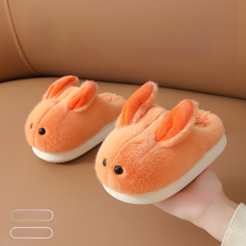 Bērnu iekšējās čības - Fumeier, augšējā daļa no trusīšu kažokādas, EVA zole, vecums 1–3 gadi, 2024. rudens izlaišana