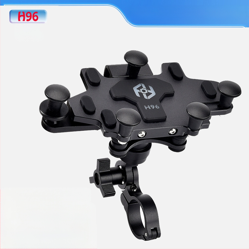 BIPINOR H99 Θήκη κινητού για μοτοσικλέτα πλοήγησης, βάση με απορρόφηση κραδασμών и περιστροφή 360° για Honda, Yamaha, BMW και Wuyang Haojue