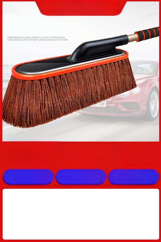 Autóipari portörlő kefe tisztításhoz és mosáshoz; viasz applikátor; Márka: Source Factory