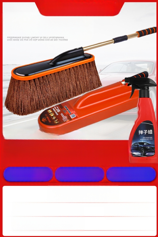 Autóipari portörlő kefe tisztításhoz és mosáshoz; viasz applikátor; Márka: Source Factory