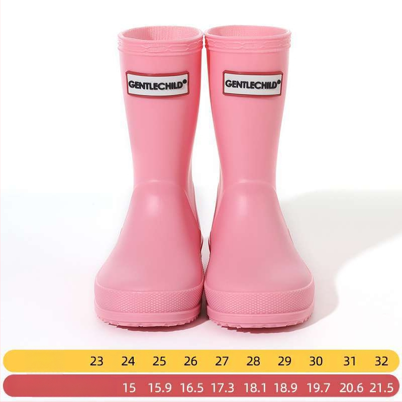 Vaikų lietaus bateliai, PVC viršus, aukštas vamzdelis, unisex, ruduo ir žiemа
