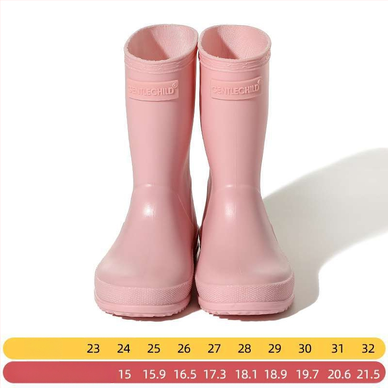 Vaikų lietaus bateliai, PVC viršus, aukštas vamzdelis, unisex, ruduo ir žiemа