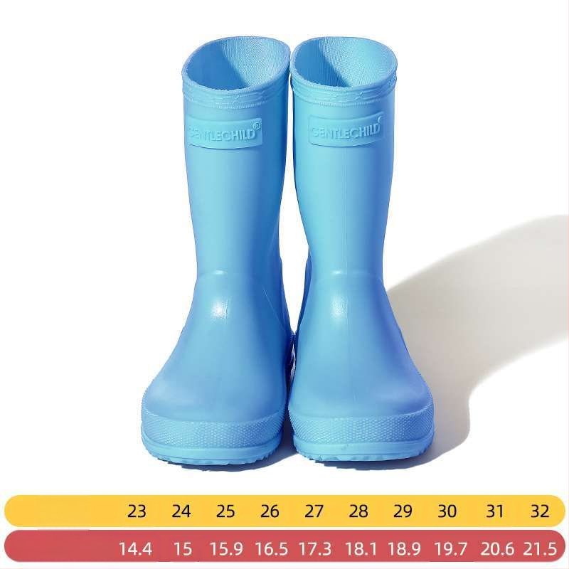 Vaikų lietaus bateliai, PVC viršus, aukštas vamzdelis, unisex, ruduo ir žiemа