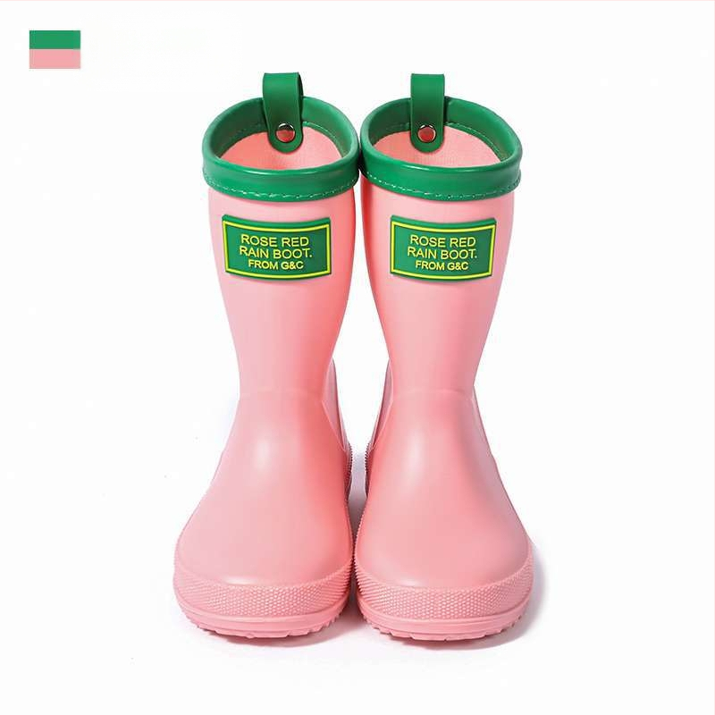 Vaikų lietaus bateliai, PVC viršus, aukštas vamzdelis, unisex, ruduo ir žiemа