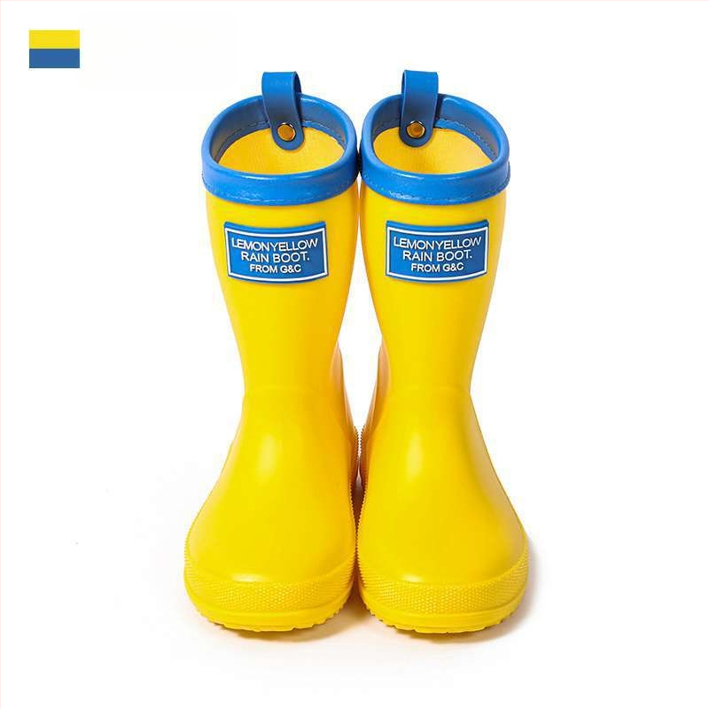 Vaikų lietaus bateliai, PVC viršus, aukštas vamzdelis, unisex, ruduo ir žiemа