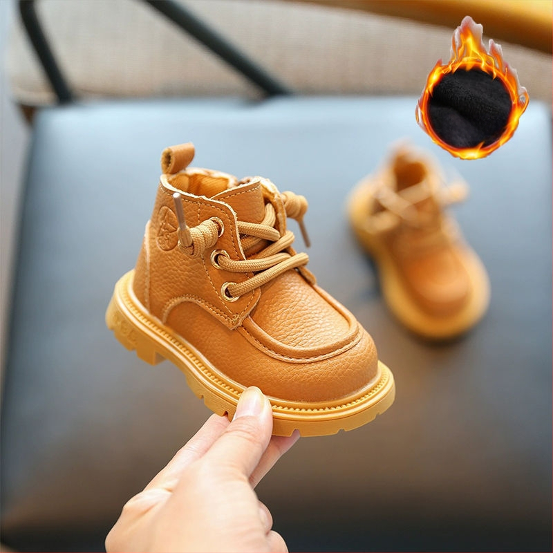 Unisex zīdaiņu potīšu botas ar mākslīgu ādu augšdaļā, PVC zole, sānu rāvējslēdzējs, zemais siluets, 1–3 gadi, ziema/rudens/pavasaris, anti‑slīdēšana, tekstila iekšējā zole, britu stils