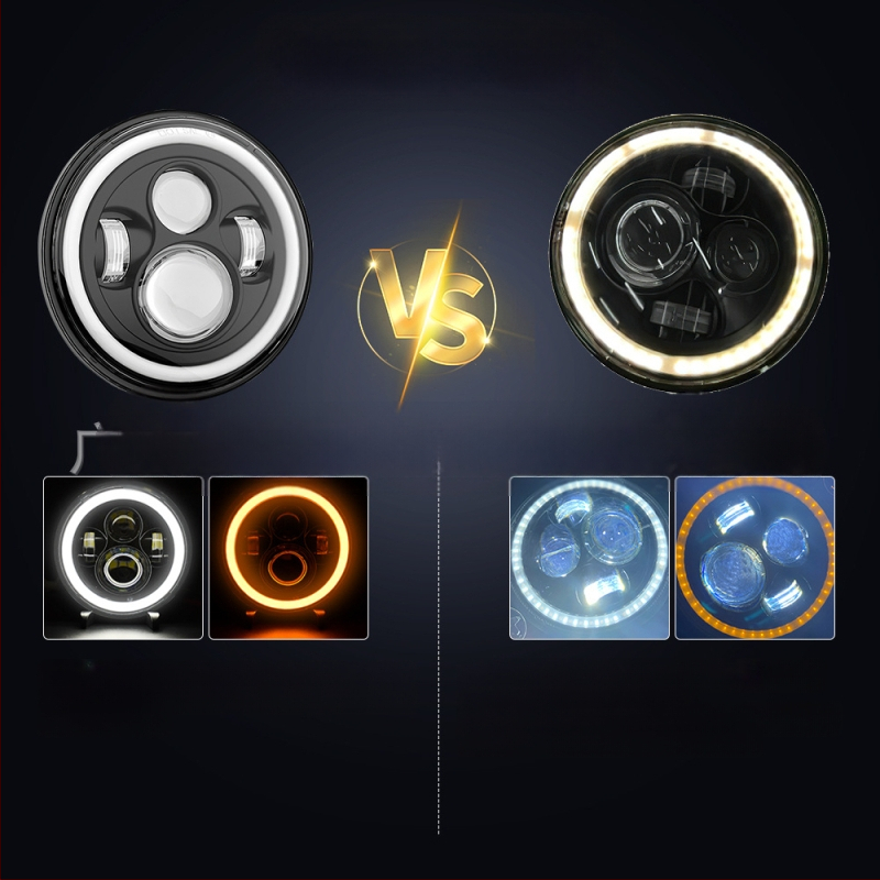 LED φανάρι αυτοκινήτου για Wrangler – φανάρι off-road και μοτοσυκλέτας, σώμα από αλουμίνιο αεροπορικής προέλευσης 6063 με PC φακό, ανακλαστική κύπελλο, 24V LED, μοντέλο YSJ01-MMRDD, συμβατό με Wrangler και οχήματα εκτός δρόμου