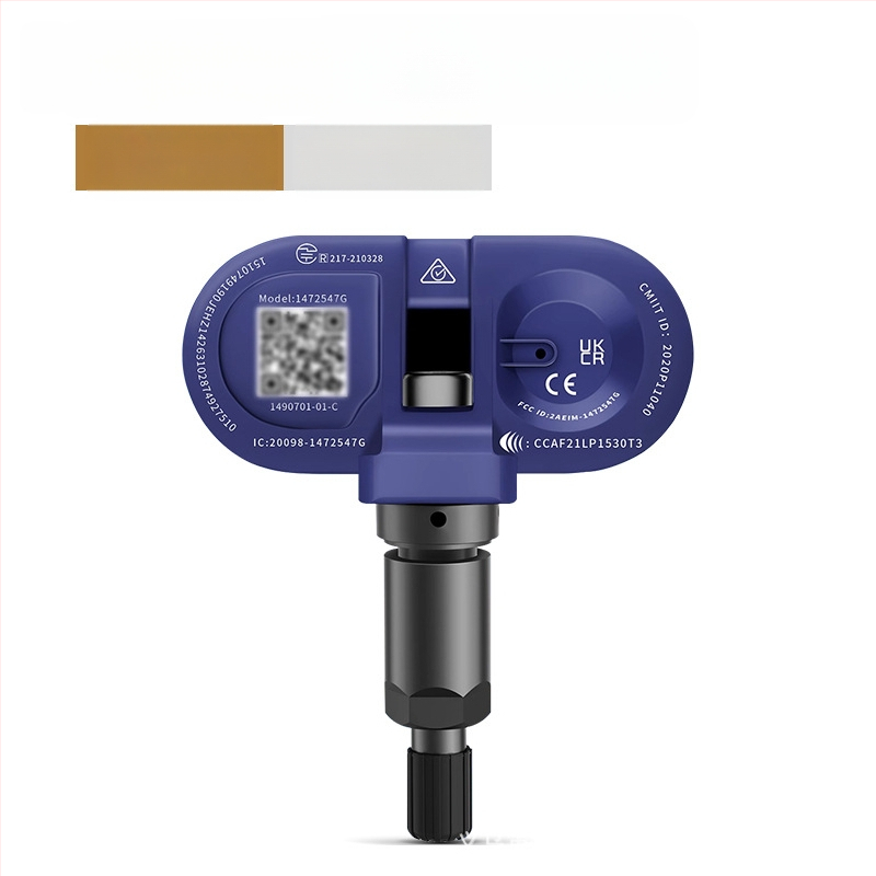 TPMS jutiklis Tesla Model 3/Y/S/X – OE suderintas įmontuotas padangų slėgio jutiklis, modelis 1490701-01-B, matavimo diapazonas 1.0–4.0 bar, tikslumas ±0.1 bar