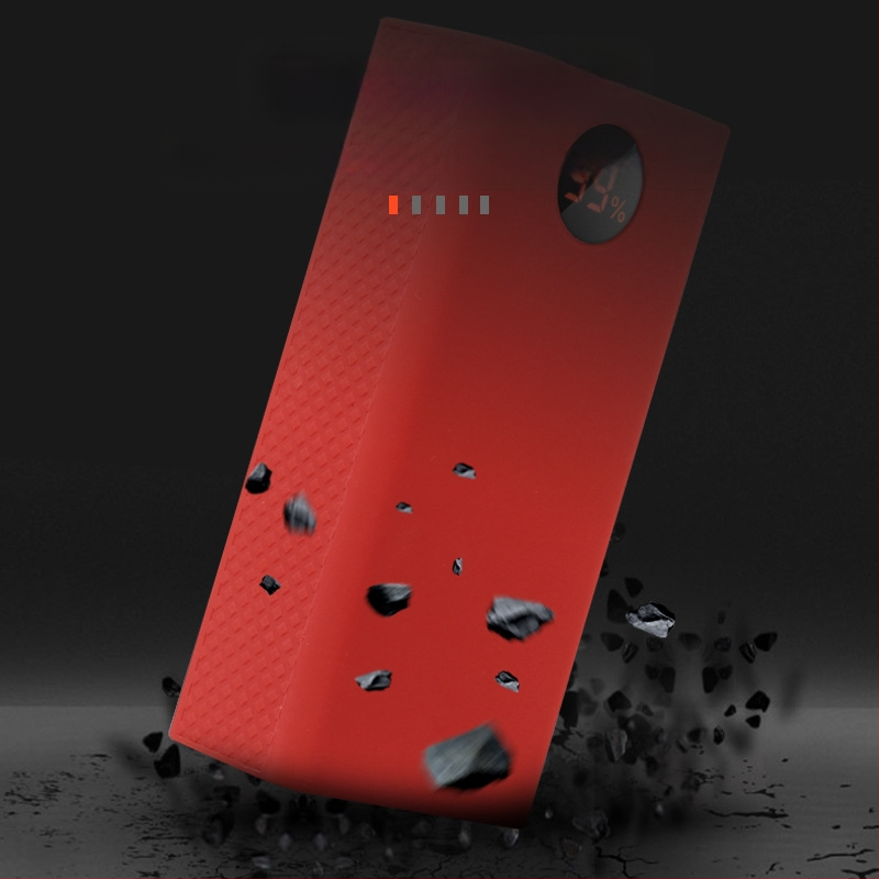 Силиконов предпазен калъф за Romance PEA40/PEA57 пауър банки – стил портфейл, пълно покритие