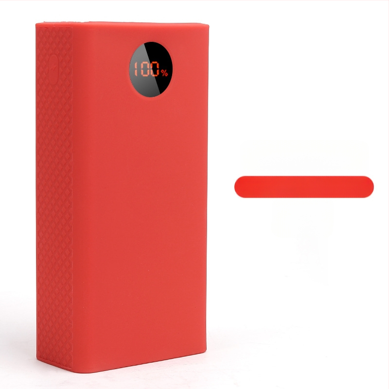 Силиконов предпазен калъф за Romance PEA40/PEA57 пауър банки – стил портфейл, пълно покритие