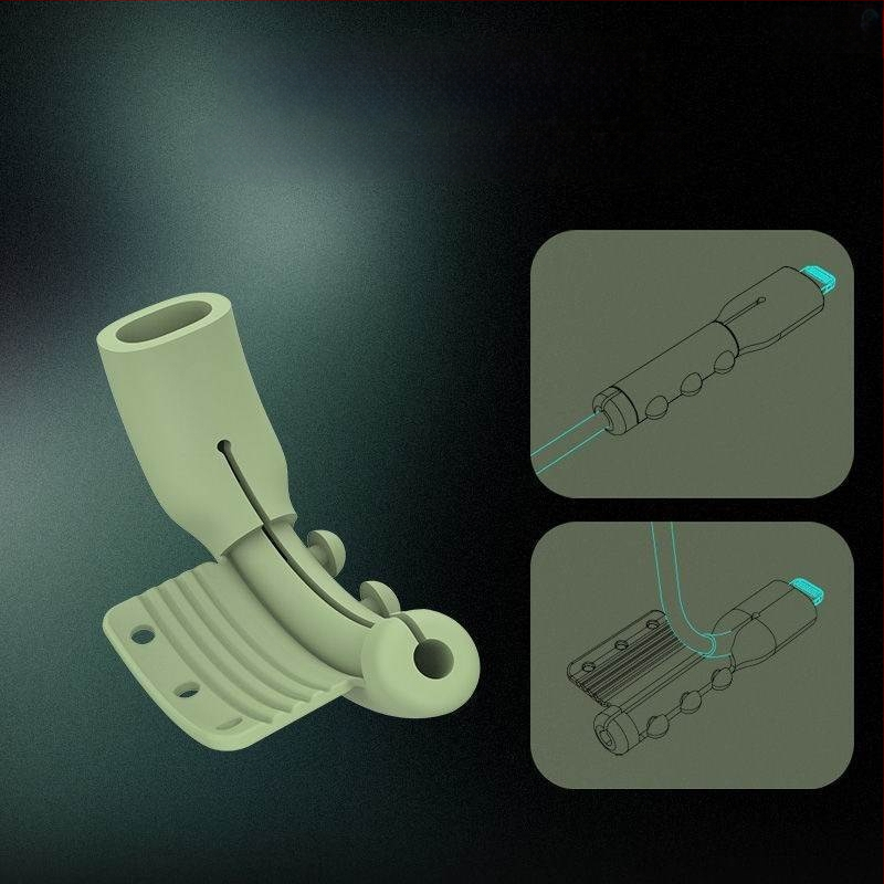 Silikoninis apsauginis dangtelis plokščiam įkrovikliui ir duomenų kabeliui – užkerta kelią lenkimui ir lūžimui