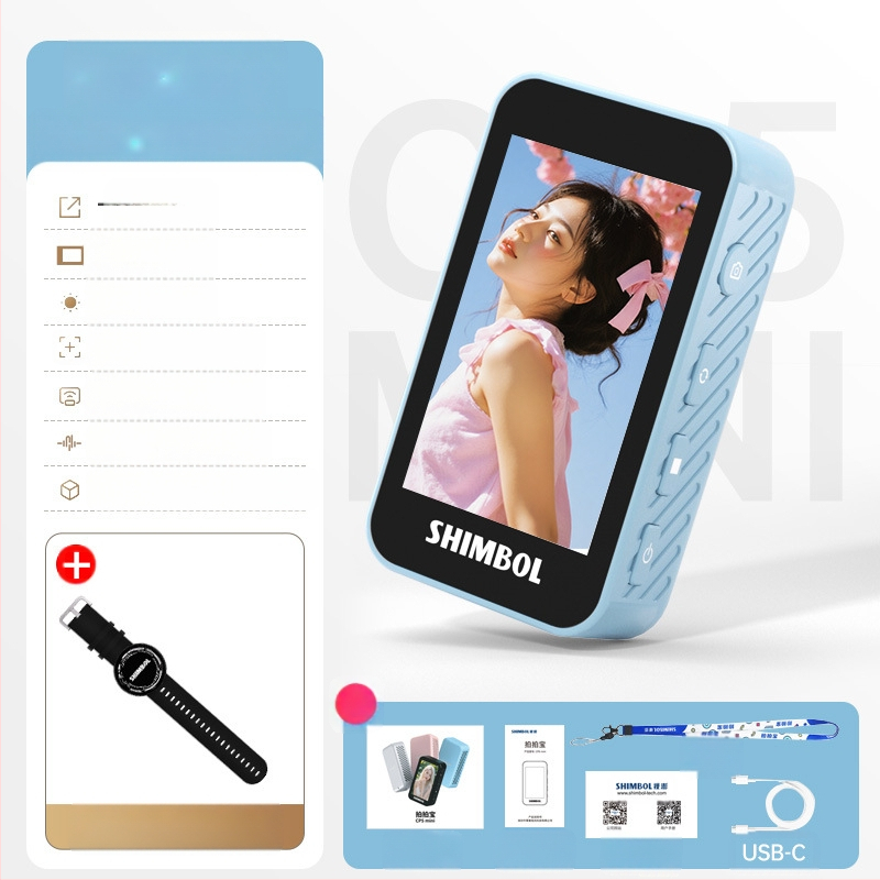 See peng CP5 mini – kompaktiškas selfie įrenginys su displejumi, veidrodžiu ir ekrano projekcija bei fotografavimo laikmačiu