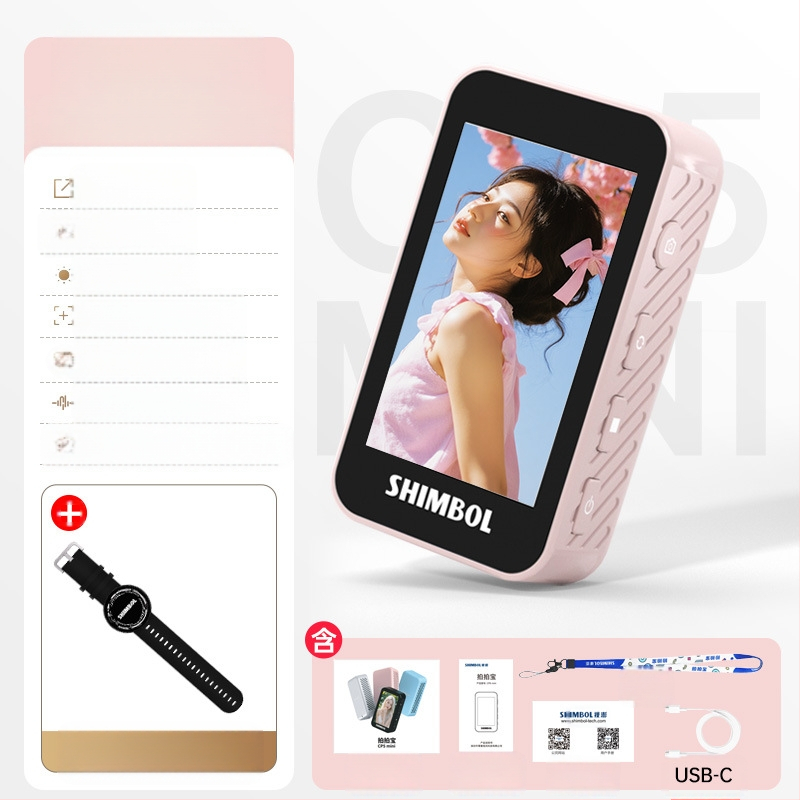 See peng CP5 mini – kompaktiškas selfie įrenginys su displejumi, veidrodžiu ir ekrano projekcija bei fotografavimo laikmačiu