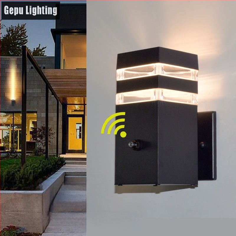 GP-GY101 Lauko sieninė lemputė su IP65 aliuminio korpusu, 220V įvadas, spalvos temperatūra 3000/4000/6000K