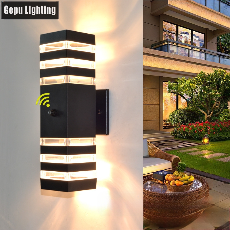 GP-GY101 Lauko sieninė lemputė su IP65 aliuminio korpusu, 220V įvadas, spalvos temperatūra 3000/4000/6000K