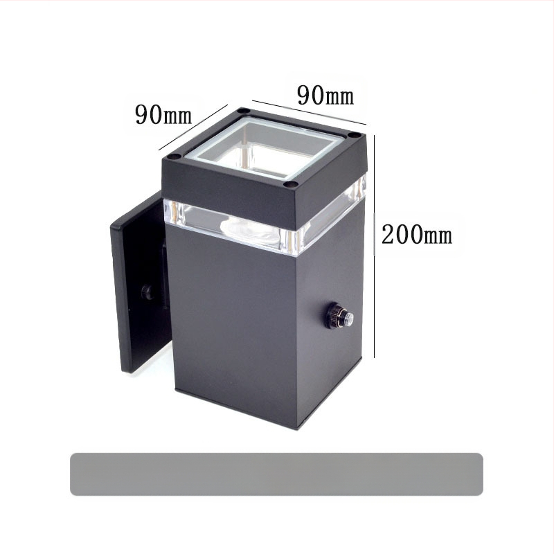 GP-GY101 Lauko sieninė lemputė su IP65 aliuminio korpusu, 220V įvadas, spalvos temperatūra 3000/4000/6000K