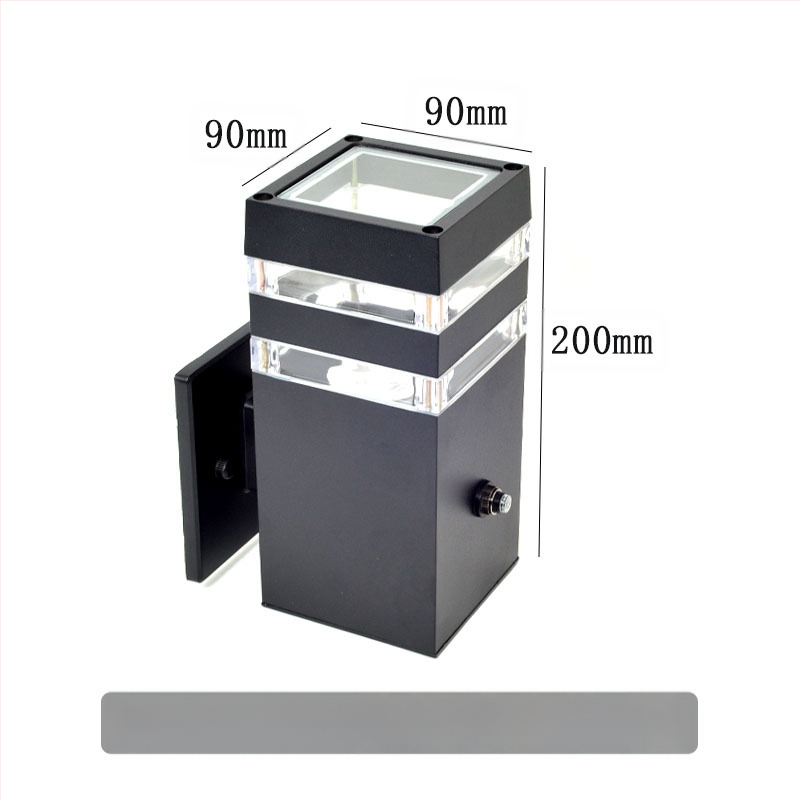 GP-GY101 Lauko sieninė lemputė su IP65 aliuminio korpusu, 220V įvadas, spalvos temperatūra 3000/4000/6000K