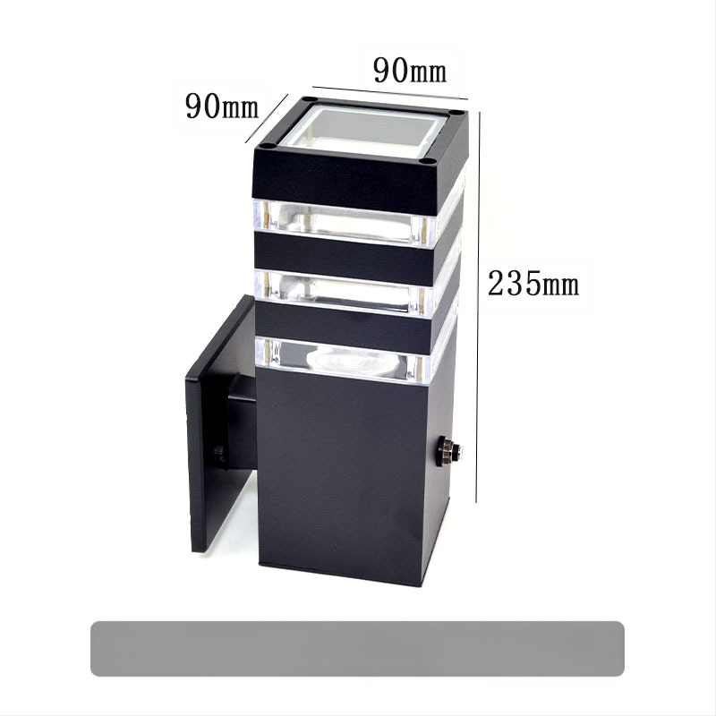 GP-GY101 Lauko sieninė lemputė su IP65 aliuminio korpusu, 220V įvadas, spalvos temperatūra 3000/4000/6000K
