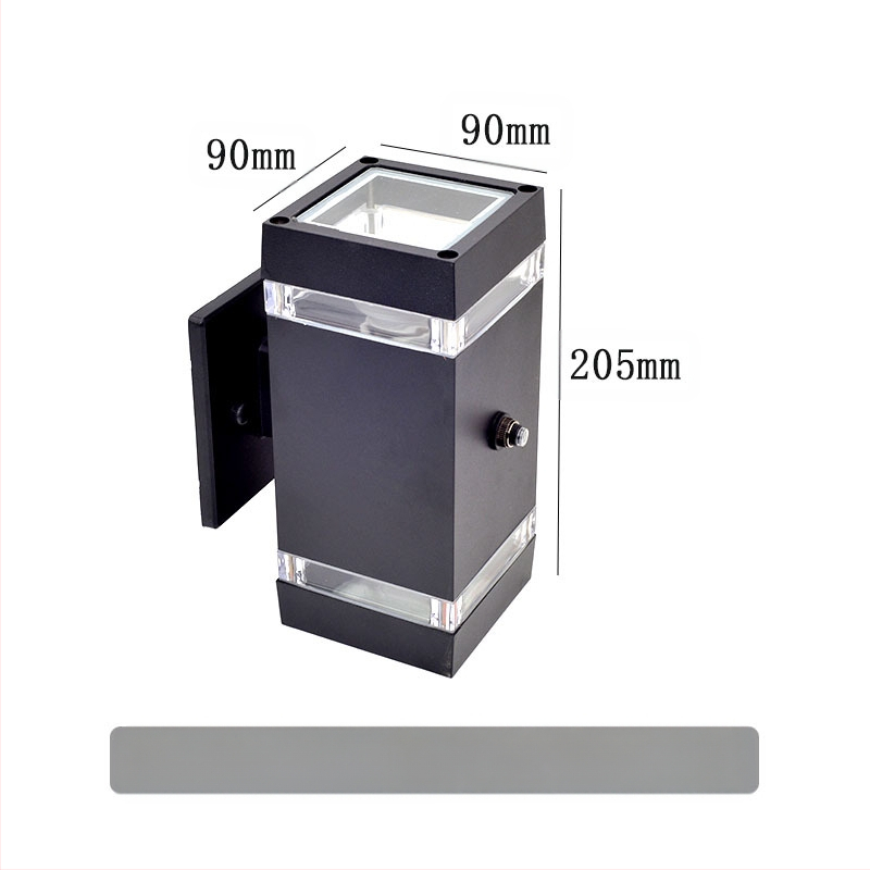 GP-GY101 Lauko sieninė lemputė su IP65 aliuminio korpusu, 220V įvadas, spalvos temperatūra 3000/4000/6000K