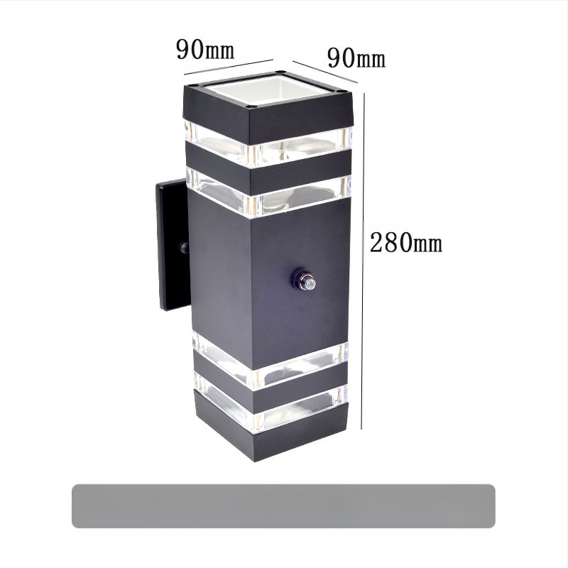 GP-GY101 Lauko sieninė lemputė su IP65 aliuminio korpusu, 220V įvadas, spalvos temperatūra 3000/4000/6000K