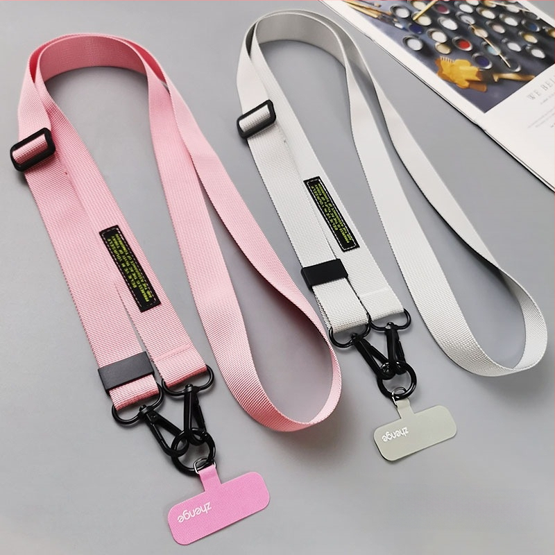 Telefono kaklo juostelė per petį, reguliuojamas ilgis, rankų darbo, geometrinis pakabukas, daugiafunkcinis, prekinis ženklas Jane Grids