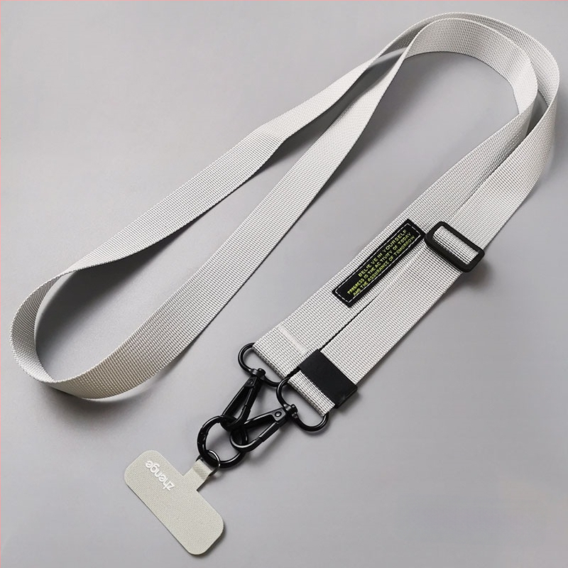 Telefono kaklo juostelė per petį, reguliuojamas ilgis, rankų darbo, geometrinis pakabukas, daugiafunkcinis, prekinis ženklas Jane Grids